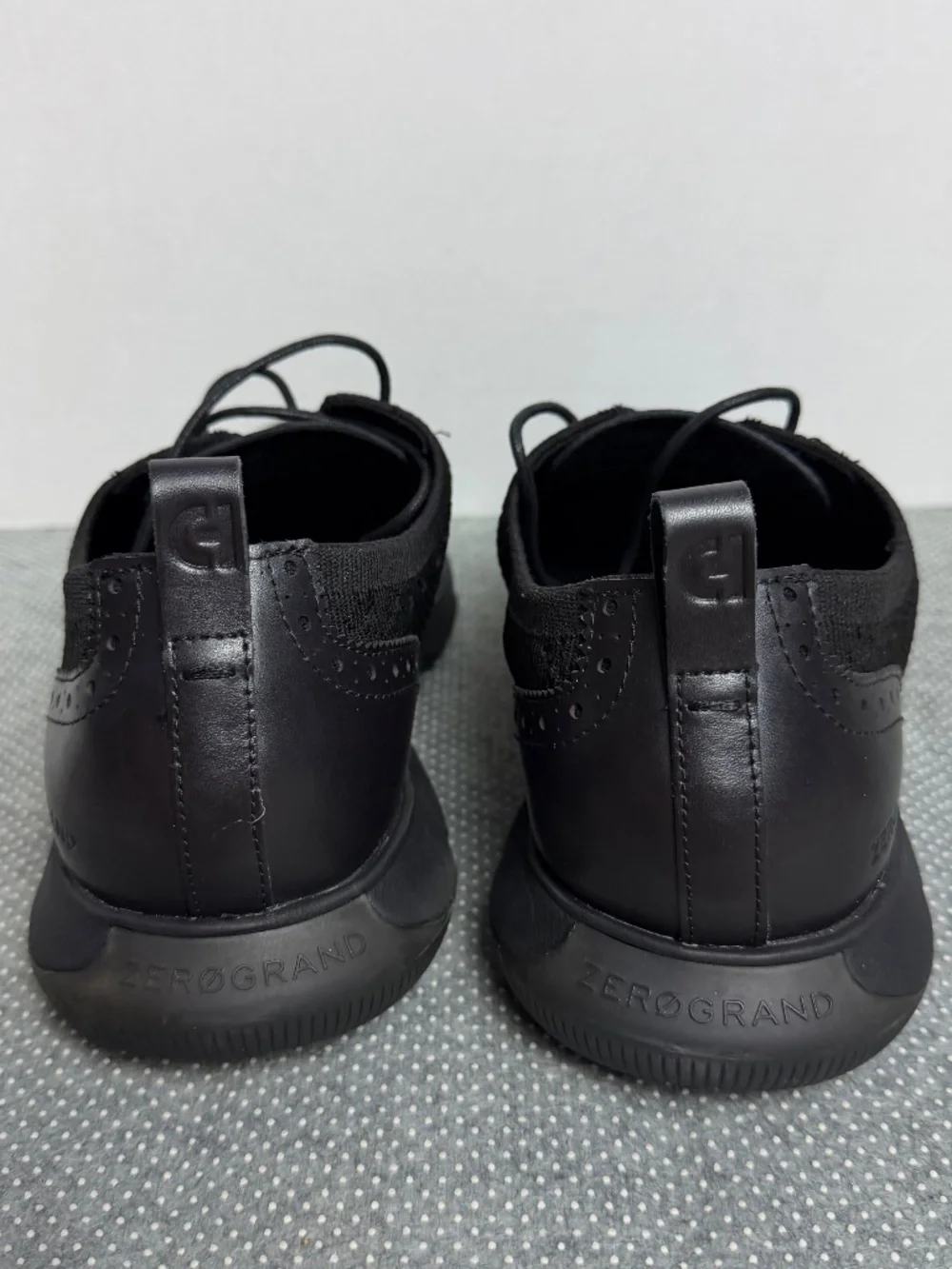 Cole Haan ZERØGRAND Stitchlite Black Knit Sneakers Men's Size 13